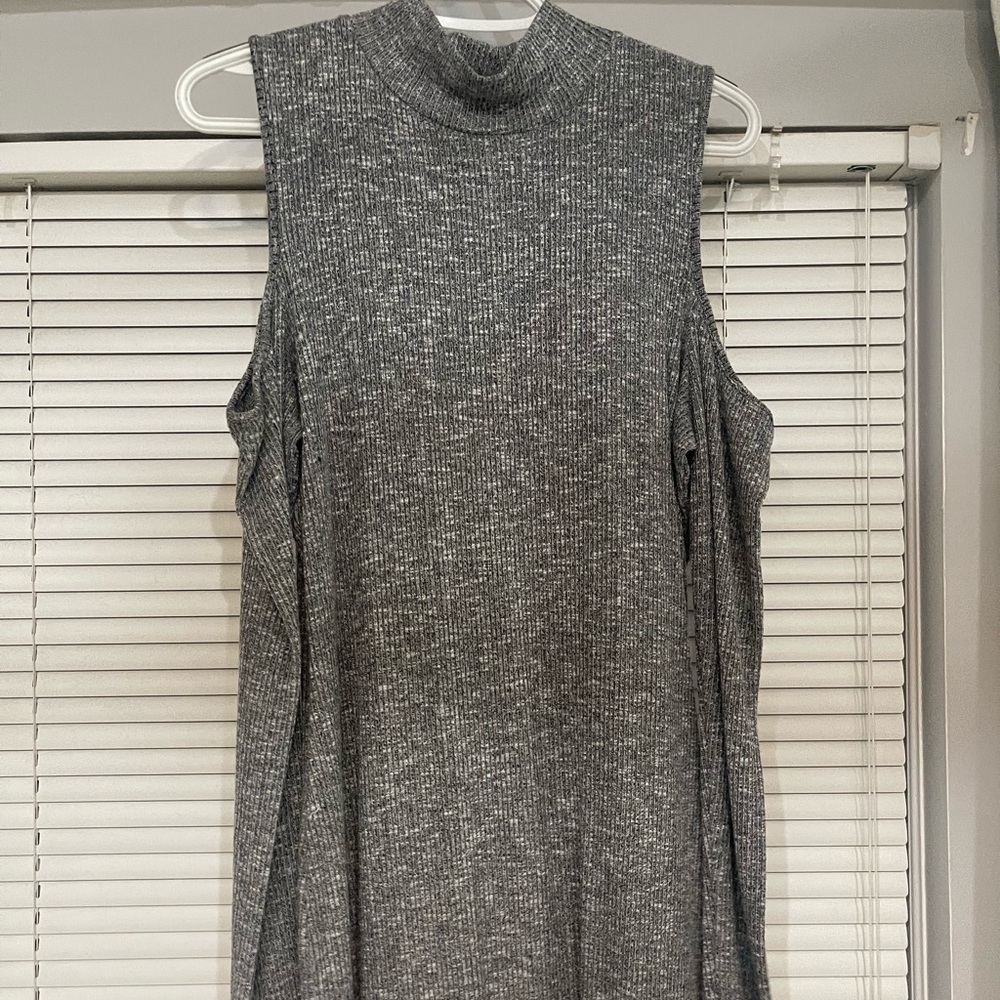 Charlotte Russe sweater dress - cold shoulder
